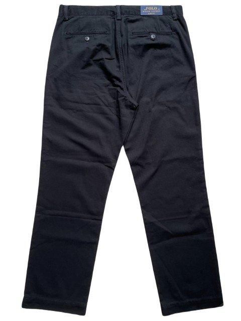 ポロバイラルフローレン/マカオ製/ブラック/チノパン POLO RALPH LAURENラルフローレンチノパン black- 夜型大型