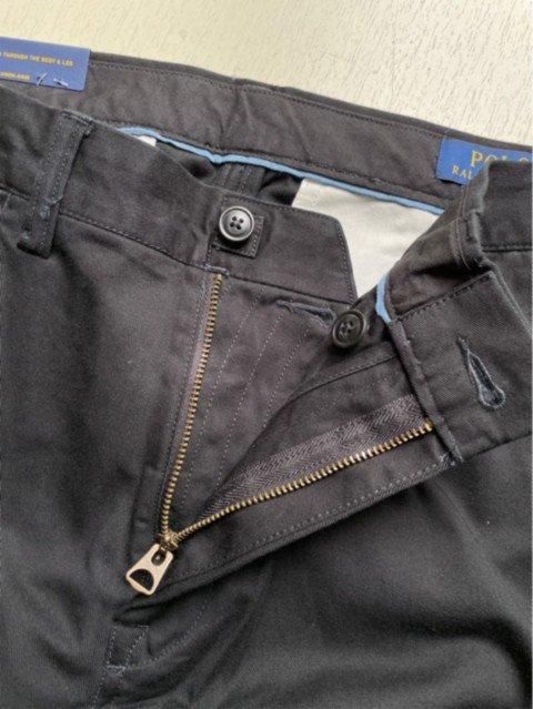 POLO RALPH LAURENラルフローレンチノパン black- 夜型大型