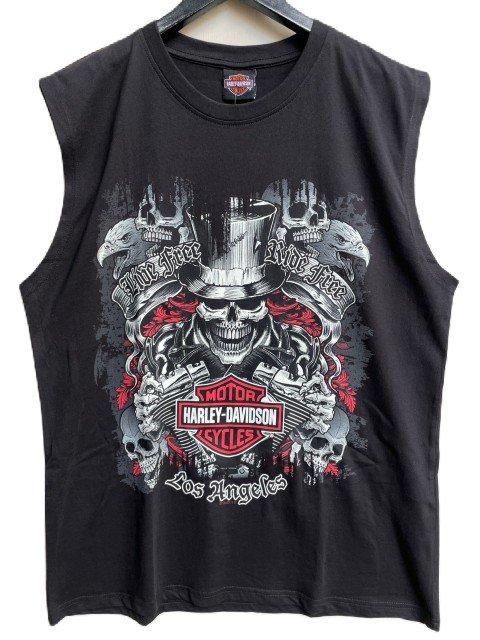 HARLEY-DAVIDSONハーレーダビッドソンHD TOP HAT ノースリーブ