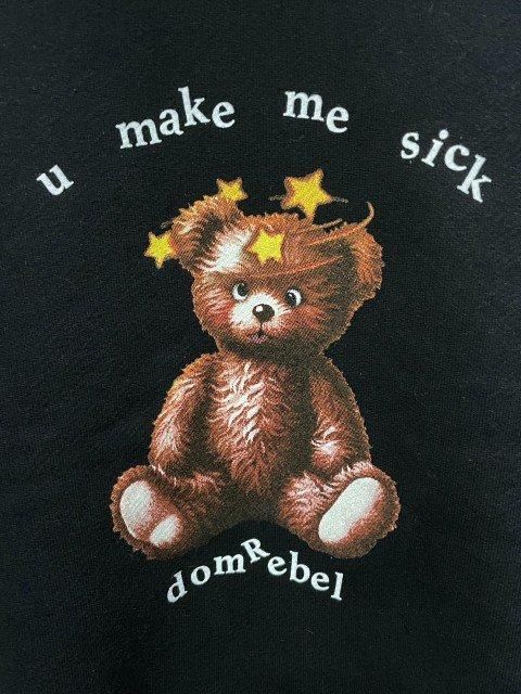 DOMREBEL 売れ筋商品|||ドムレベル パーカー・スウェットシャツ アウター レディース Sweatshirts Black DOM REBEL/ドムレーベルSTARS SWEATSHIRT black-夜型大型