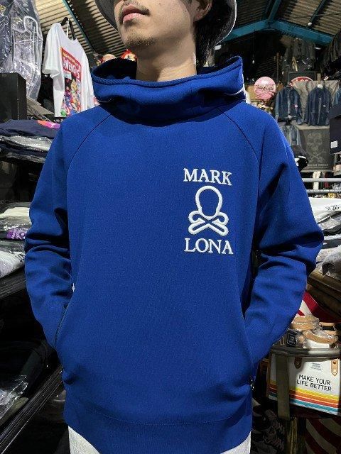 MARK&LONA マーク＆ロナEver Fly Knit Hoodie blue MLM-4C-AB03- 夜型