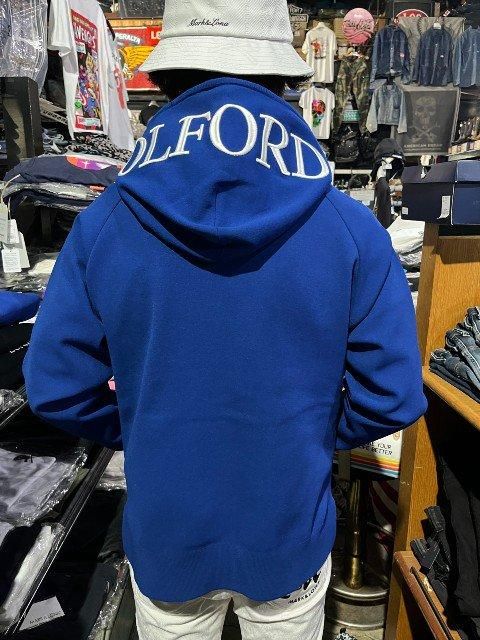 MARK&LONA マーク＆ロナEver Fly Knit Hoodie blue MLM-4C-AB03- 夜型
