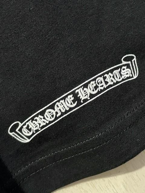 CHROME HEARTSクロムハーツスクロールロングスリーブT black- 夜型大型
