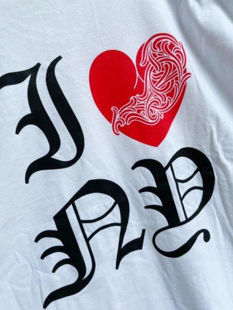 +CHROME HEARTS+ I LOVE NEW YORK レディース Tシャツ CHROME HEARTSクロムハーツI LOVE N.YロングスリーブT black- 夜