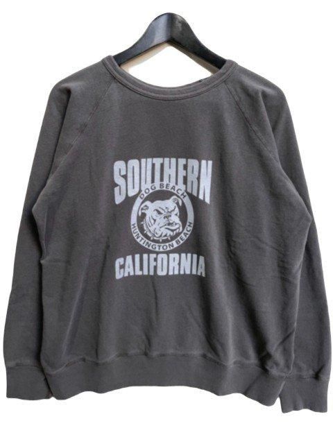 トレーナー スウェット MIXTA/ミクスタ  DOG BEACH CREW NECK SWEAT RAGRAN クルーネックスウェット レディース セール】MIXTA/ミクスタ DOG BEACH CREW NECK SWEAT RAGRAN