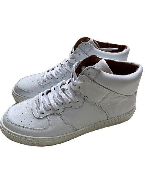 Amb エーエムビーBASCHU レザーミッドカットスニーカー white - 夜型