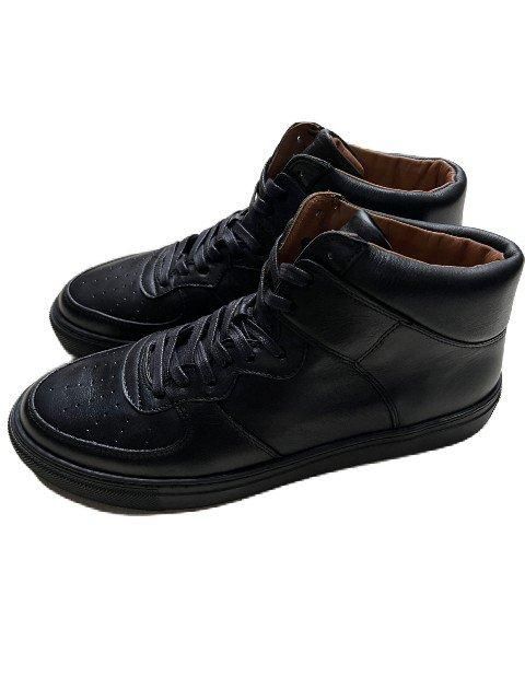 Amb エーエムビーBASCHU レザーミッドカットスニーカー black - 夜型