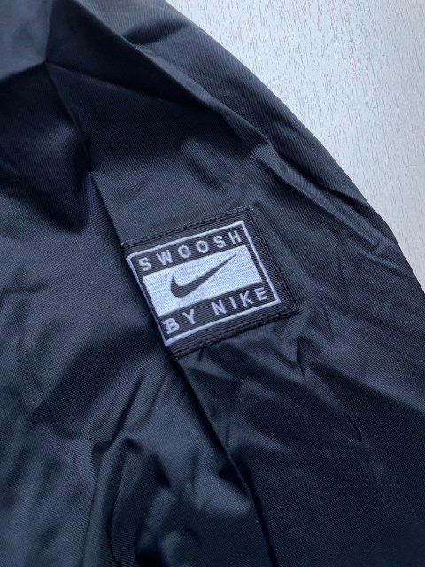 2024年新作 90年代デッドストック ベンチコート NIKE black 夜型大型 - ウインドブレーカー