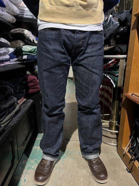 OVER RAIL 90年代デッドストック 5001 リジットデニム- 夜型大型