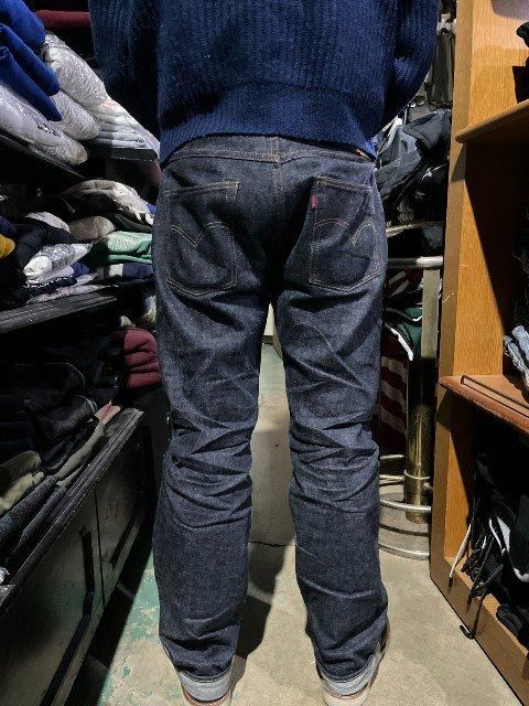 OVER RAIL 90年代デッドストック 5001 リジットデニム- 夜型大型