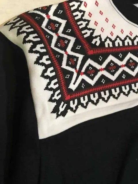 AMERICAN DREAMアメリカンドリームオリジナル雪柄スェット black/black