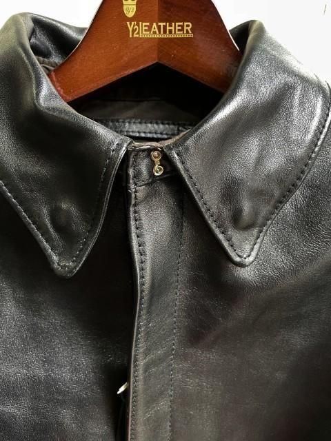 Y'2LEATHERワイツーレザーECO HORSE PIGMENT TYPE A-2 black