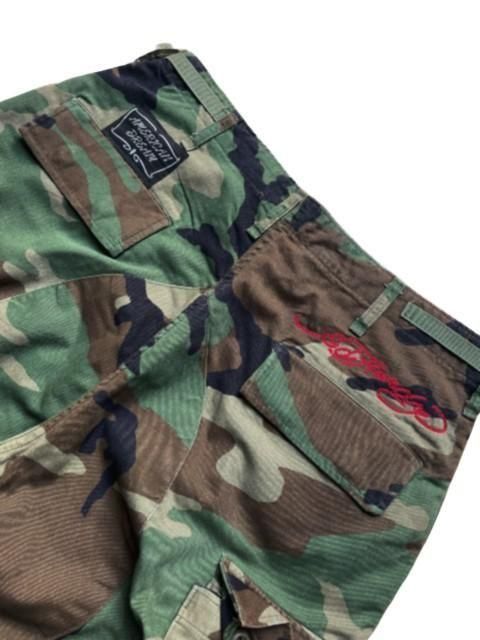 エドハーディ　迷彩刺繍カーゴパンツ AMERICAN DREAM×ED HARDY 迷彩カーゴパンツ A-3- 夜型大型