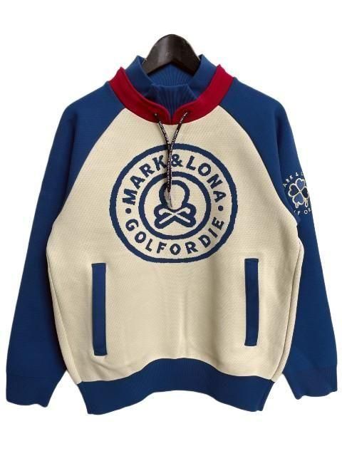 MARK&LONA マーク＆ロナDuran Alter Knit Pullover navy MLM-5C