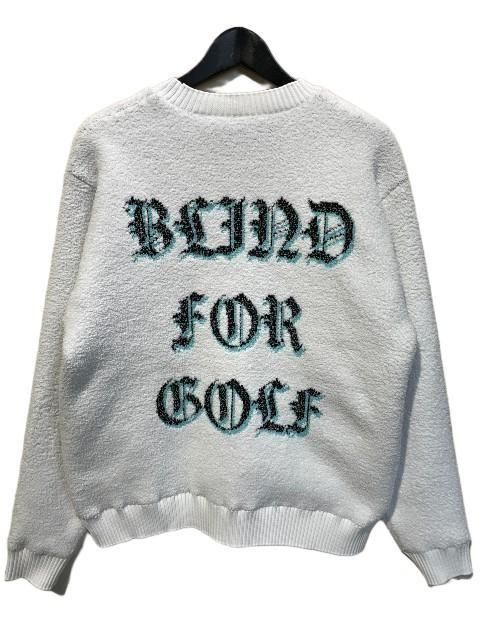 新品未使用　ホーンガーメント　長袖　ニット　38 M HORN G.N.Tホーンガーメントトムジェリ 防風モールニット white- 夜型