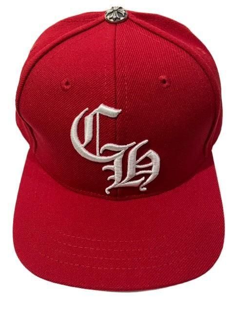 クロムハーツ【CHROMEHEARTS】ベースボールキャップ　レッド　完売品 CHROME HEARTS 銀座店 クロムハーツ 新品 SALE リップ＆タン