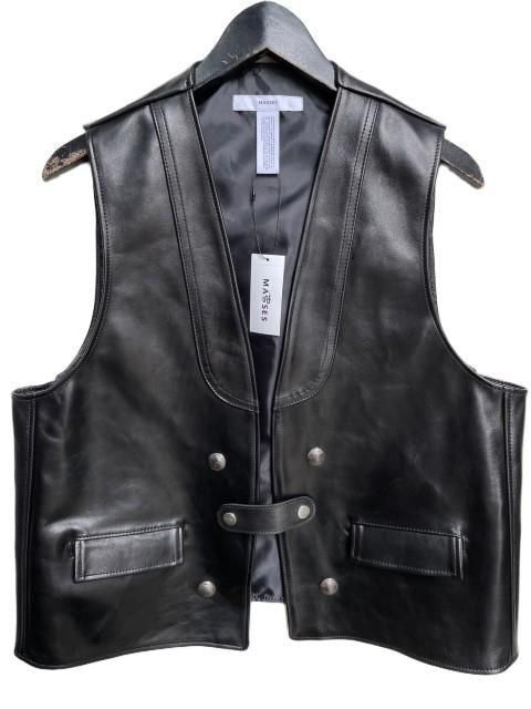 MASSES マシス レザーベスト ヴィンテージ MASSESマシス HORSE LEATHER VEST VINTAGE - 夜型大型セレクトショップ