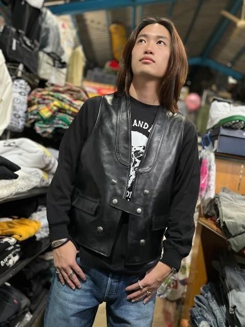 MASSESマシス HORSE LEATHER VEST VINTAGE - 夜型大型セレクトショップ