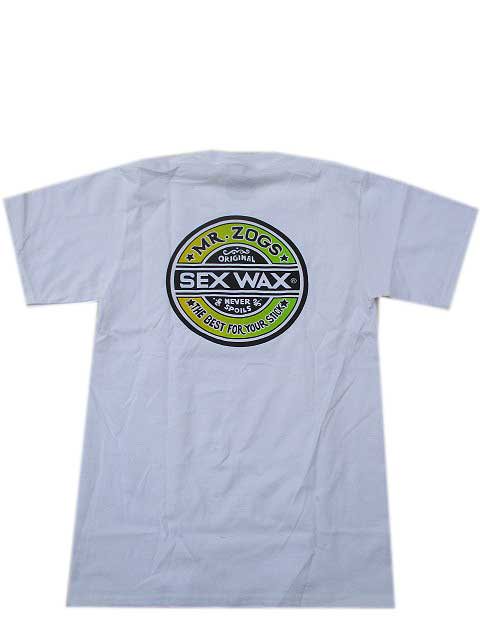 SEX WAX/セックスワックスFADE Tシャツ ネオンカラーwhite - 夜型大型