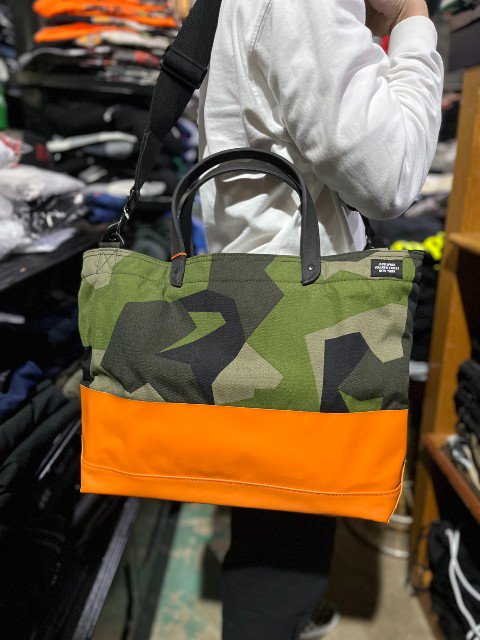 JACK SPAED/ジャックスペードDIPPED COAL BAG トートバッグ　 camo/orange - 夜型大型セレクトショップ　 AMERICAN DREAM名古屋