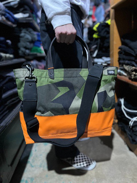 JACK SPAED/ジャックスペードDIPPED COAL BAG トートバッグ camo