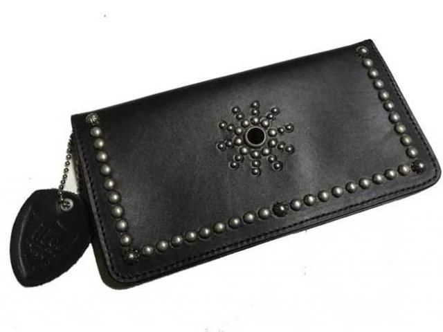 HTC ロングウォレット スターバースト カモレザー ブラック HTC ロングウォレット スターバースト カモレザー ブラック