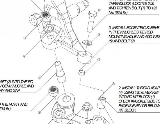 GKTech S13/S14/S15 ナックルアダプター補修・変換部品(タイロッド側
