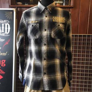 DEEPLAID CLOTHING BARRIO L/S OMBRE CHECK SHIRTS /8,800