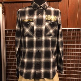 DEEPLAID CLOTHING BARRIO L/S OMBRE CHECK SHIRTS /8,800