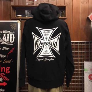 DEEPLAID CLOTHING IRON CROSS ZIP HOOD ǥץ쥤/8,800 