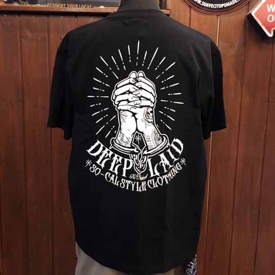 Deeplaid Clothing Criminal Prayer Tee ディープレイド 3 800円 Kustom ホットロッド バイカー Sk8 So Cal ファッション 仙台 Deeplaid Kustom Style Wear