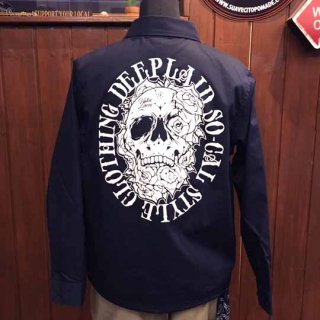 DEEPLAID CLOTHING SKULL ROSE POLYESTER COACH JACKET ǥץ쥤/9,800 