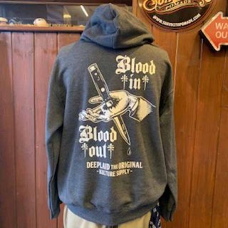DEEPLAID CLOTHING BLOOD IN BLOOD OUT PULL OVER HOOD ǥץ쥤/8,000 