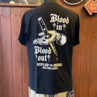  DEEPLAID CLOTHING BLOOD IN BLOOD OUT TEE ǥץ쥤/3,800 