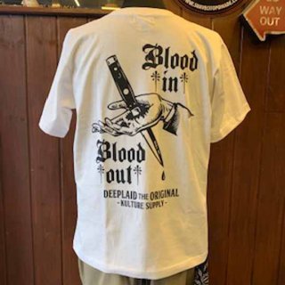  DEEPLAID CLOTHING BLOOD IN BLOOD OUT TEE ǥץ쥤/3,800 