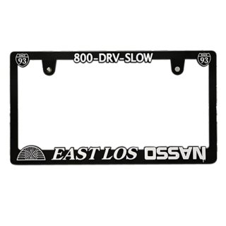 OSSAN THE HOOD EAST LOS LICNSE PLATE FRAME