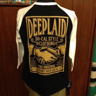 DEEPLAID CLOTHING SHAKE HANDS 3/4 SLEEVE TEE ǥץ쥤/4,800  