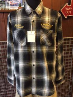 DEEPLAID CLOTHING PACHUCO CROSS L/S OMBRE CHECK SHIRTS /8,800