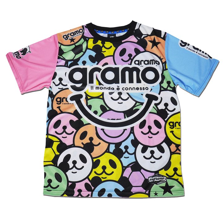 gramo (グラモ) プラクティスシャツ「laugh」 / メール便可 | 横浜サッカー・フットサルショップale（アレ）