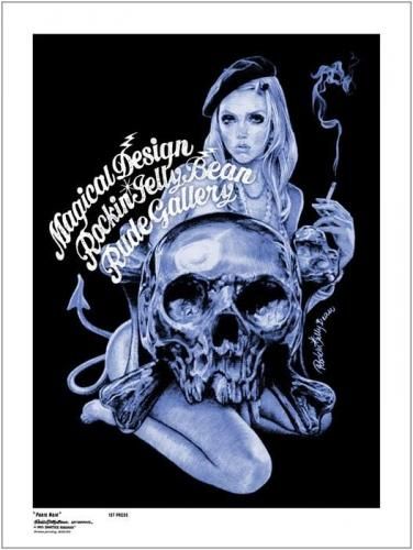 PARIS NOIR ロッキンジェリービーン PARIS NOIR | シルクスクリーンプリントポスター | Rockin'Jelly Bean