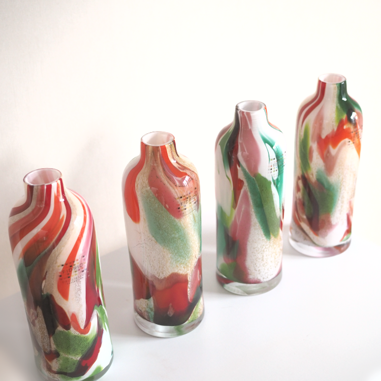 フィデリオの花瓶ミックスト・カラーズのBottled Lサイズ4本