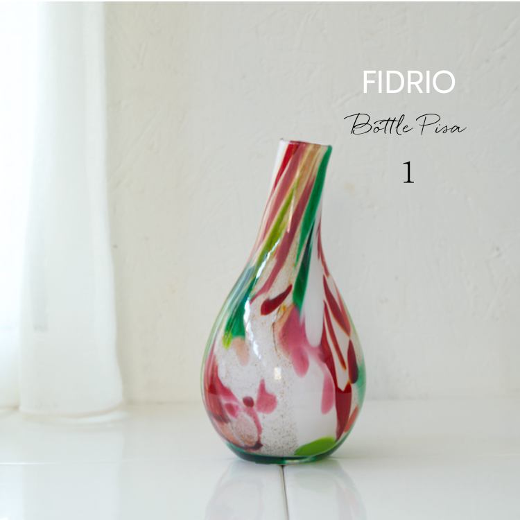 FIDRIOフラワーベース(花瓶)通販 Mixed Colours / Bottle Pisa FIDRIOフラワーベース(花瓶)通販 Mixed Colours / Bottle Pisa