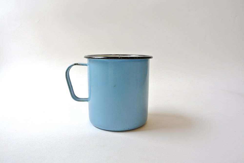 FINEL Enamel Mug フィネル 水色のホーローマグカップ カイ 