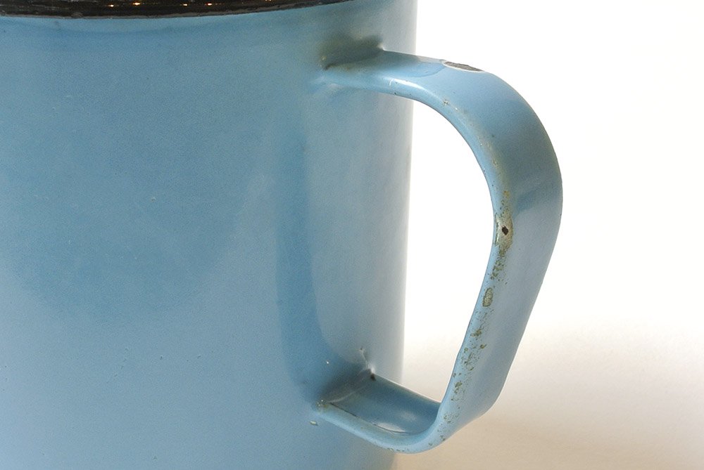 FINEL Enamel Mug フィネル 水色のホーローマグカップ カイ・フランク