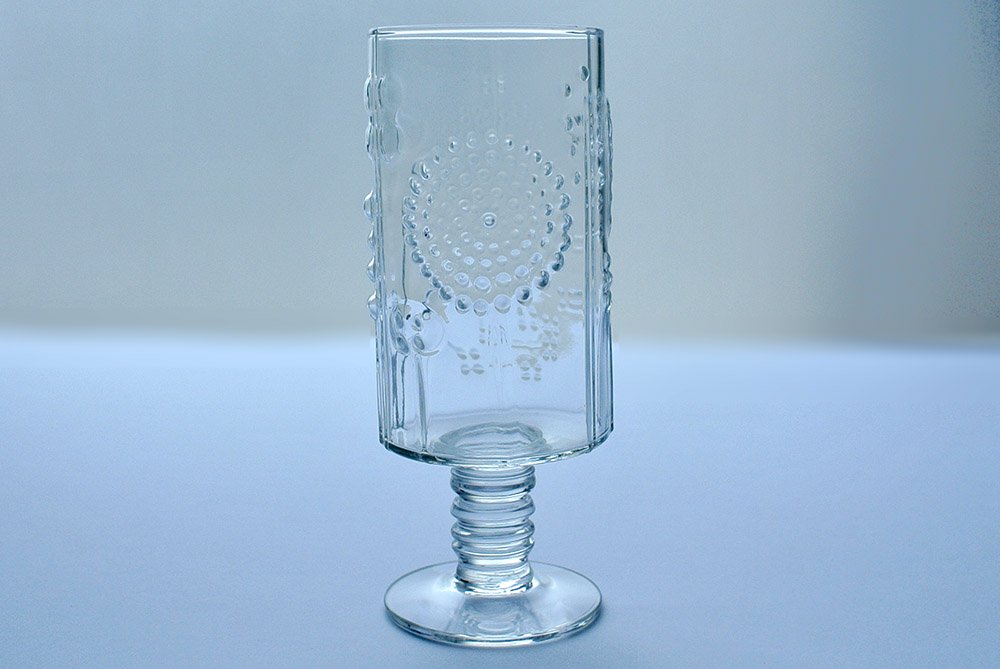 nuutajarvi FLORA Pedestal Glass ヌータヤルヴィ フローラ 脚つき