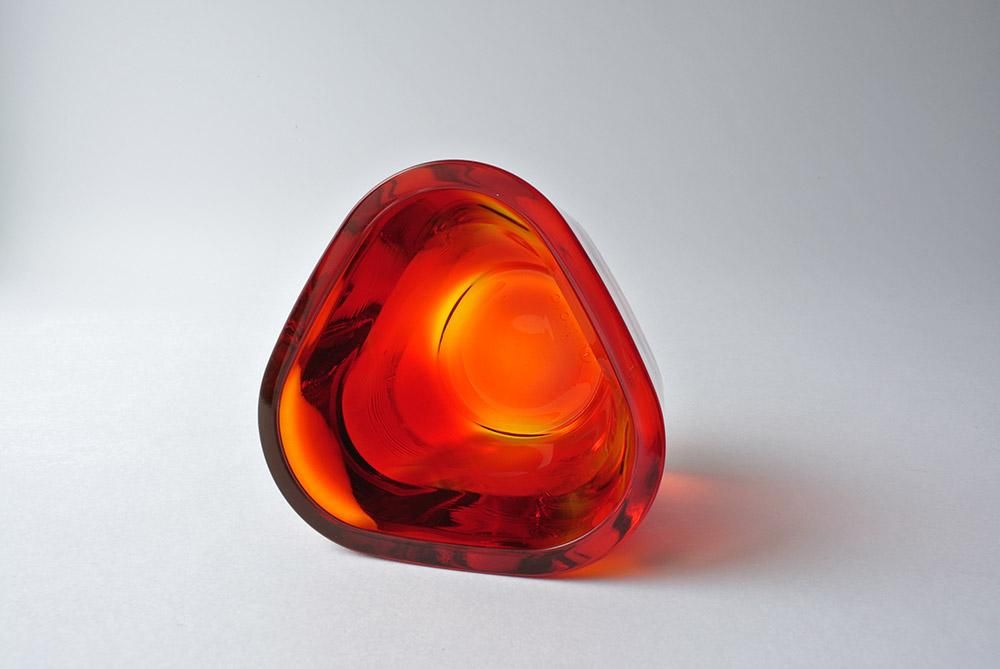 廃盤　イッタラ　Trisトリス キャンドルホルダー　レッド iittala 