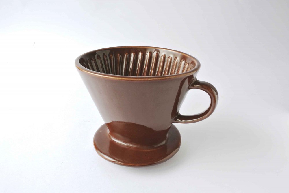 ARABIA COFFEE DRIPPER (BROWN) アラビア コーヒードリッパー ブラウン 1960年代 Mサイズ 稀少 -  ヴィンテージ北欧雑貨・PIPPURIKERA ピップリケラ 金沢