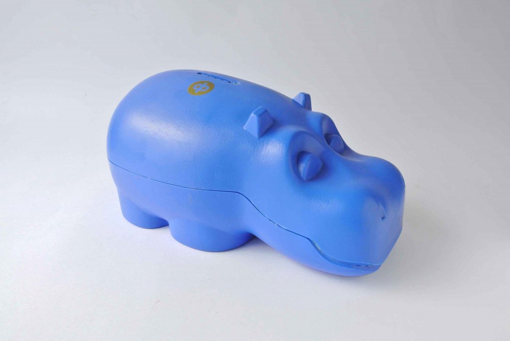 MK-Tresmer Money Box (Hippo/HENRY) 08 かばのヘンリーくんオブジェ