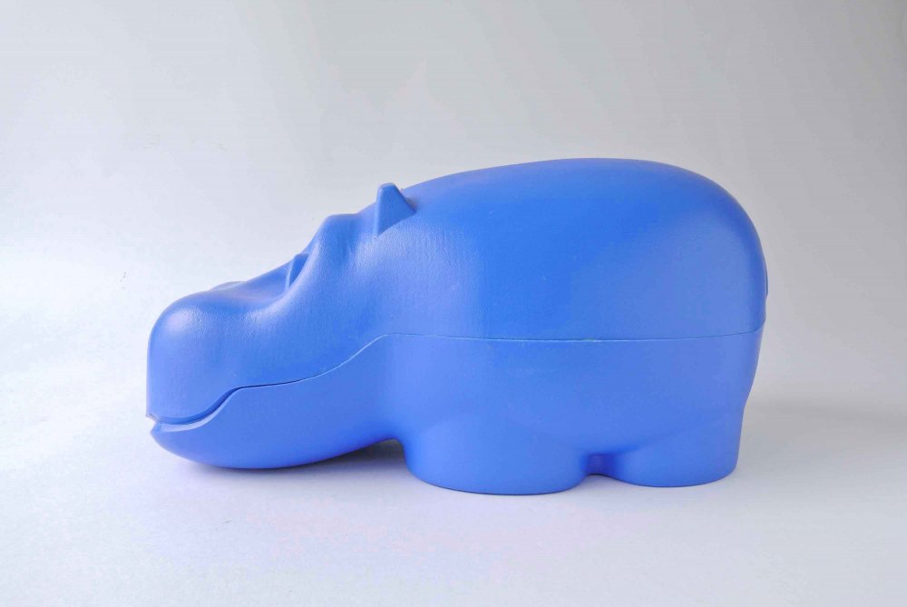 MK-Tresmer Money Box (Hippo/HENRY) 08 かばのヘンリーくんオブジェ