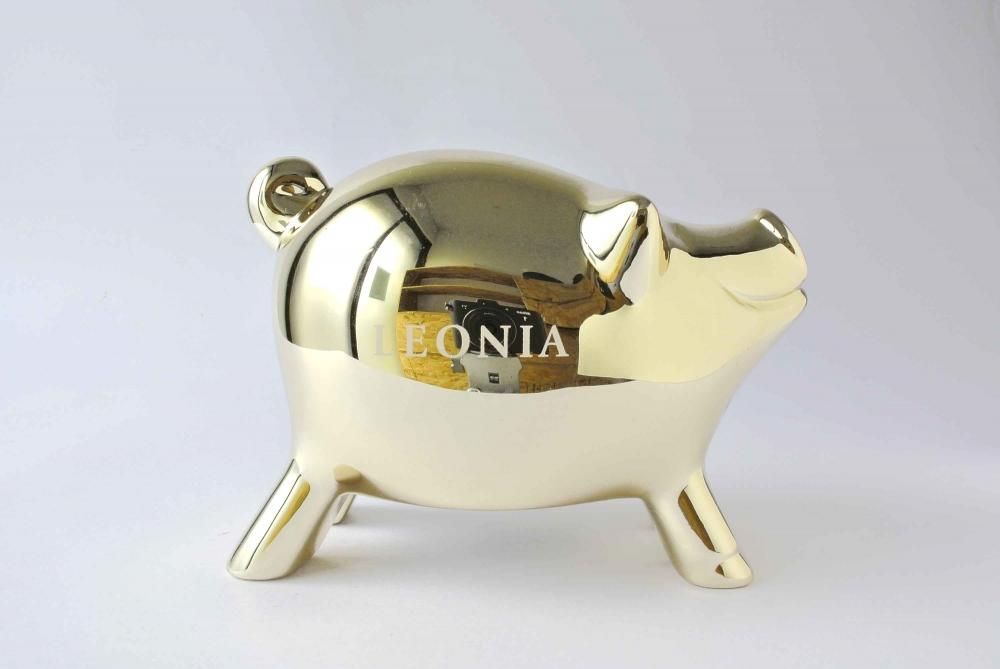 MK-Tresmer Money Box (Pig) 10 ぶたさんオブジェ (貯金箱) 金